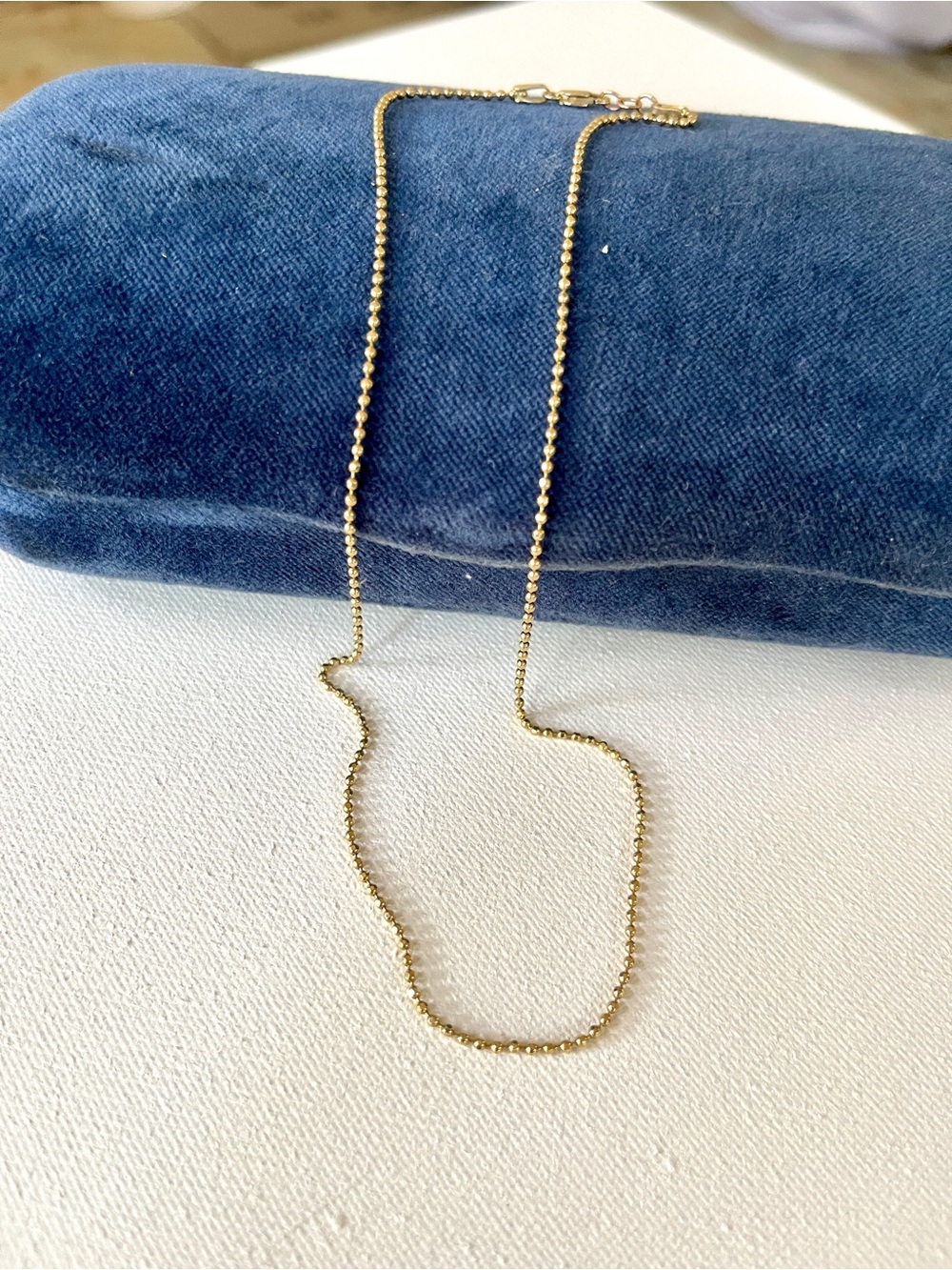 14k Ball Necklace
